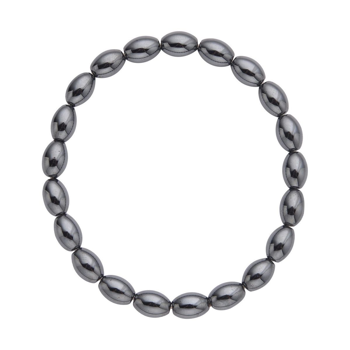 2er Set Hämatit Armbänder, Fass ca. 160.00 ct