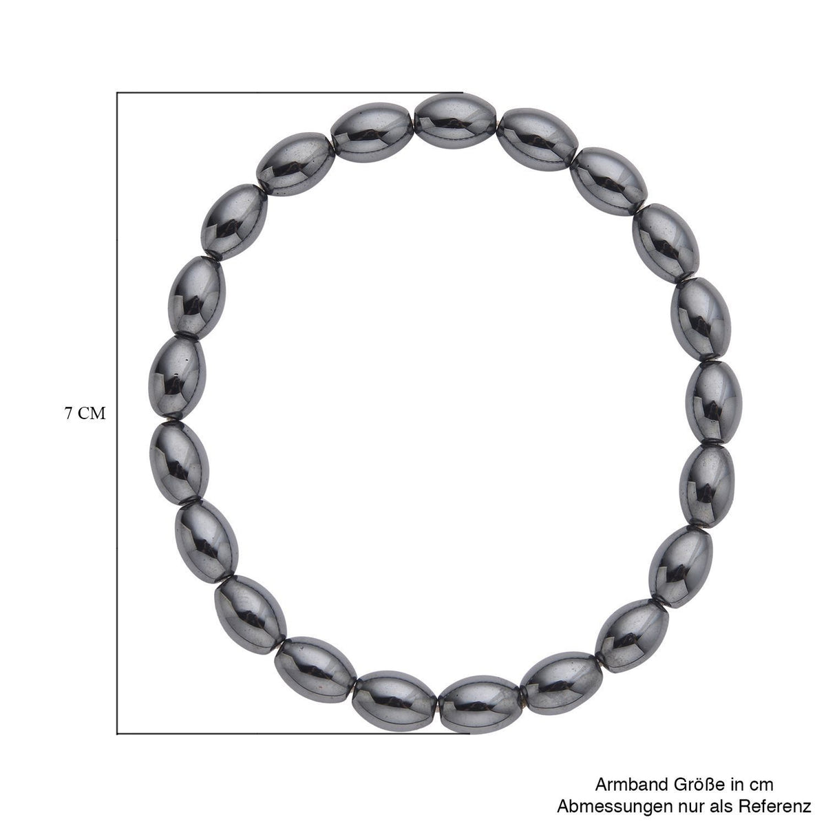 2er Set Hämatit Armbänder, Fass ca. 160.00 ct