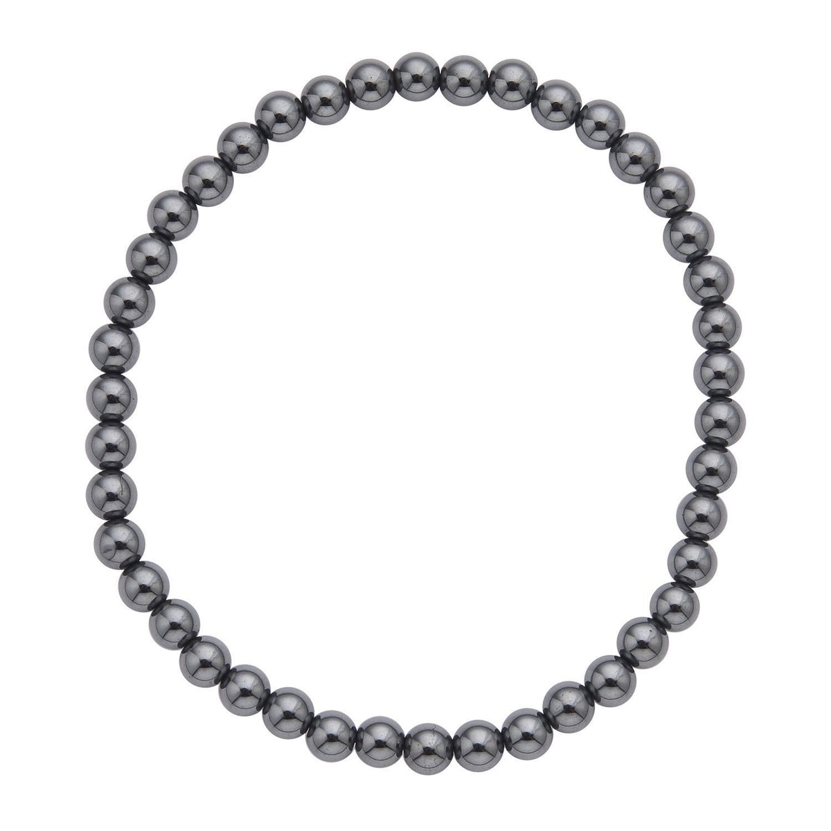 2er Set Hämatit Armbänder, Rund-Kugel ca. 166,00 ct
