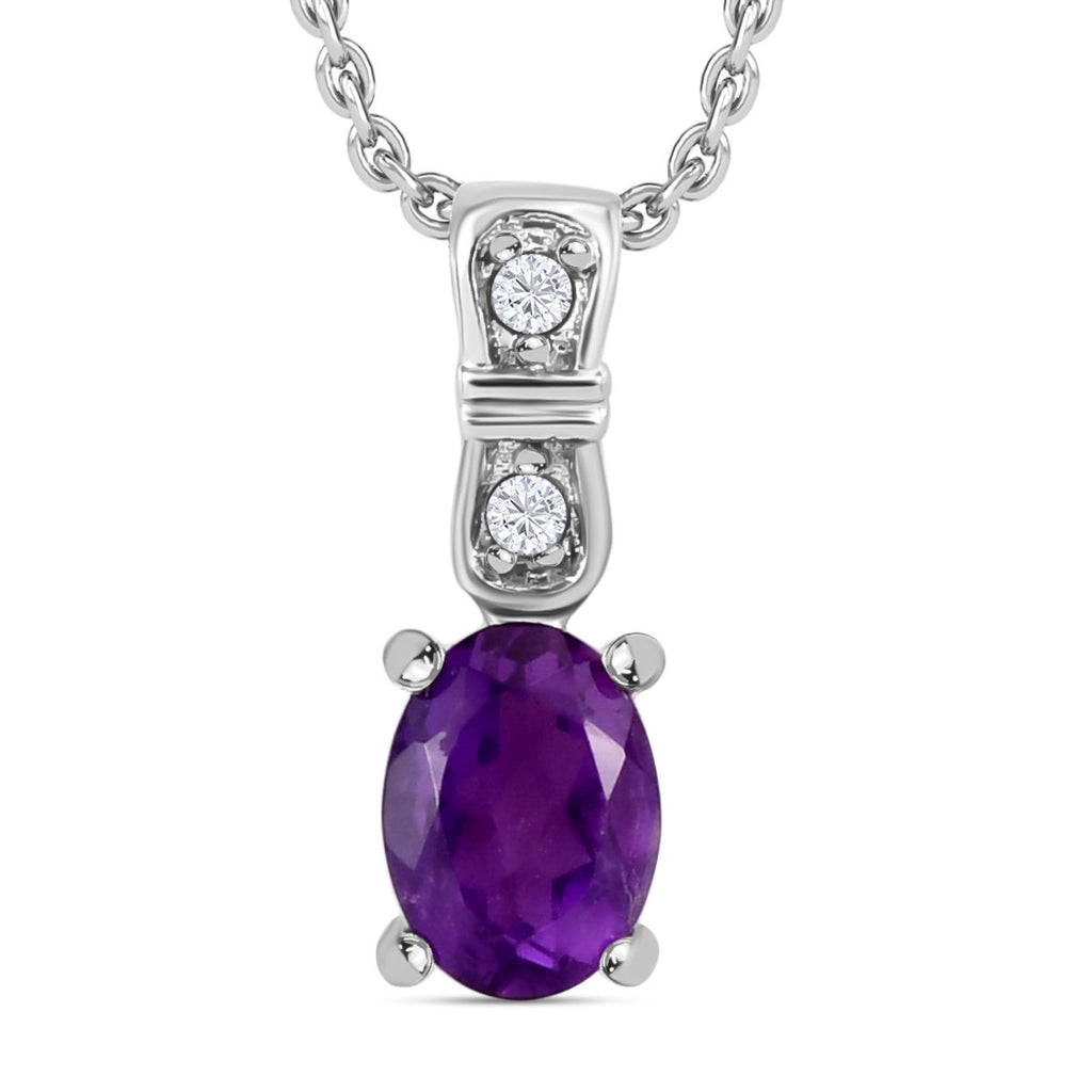 3er Set, afrikanische Amethyst Ohrringe, Armband, Anhänger mit Kette, Edelstahl, ca. 7.28 ct