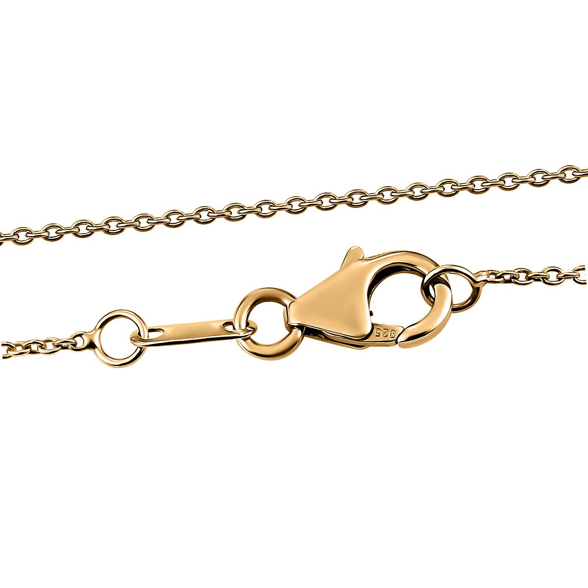 Kagem sambischer Smaragd, Moissanit Anhänger mit Kette, 925 Silber vergoldet ca. 1.31 ct