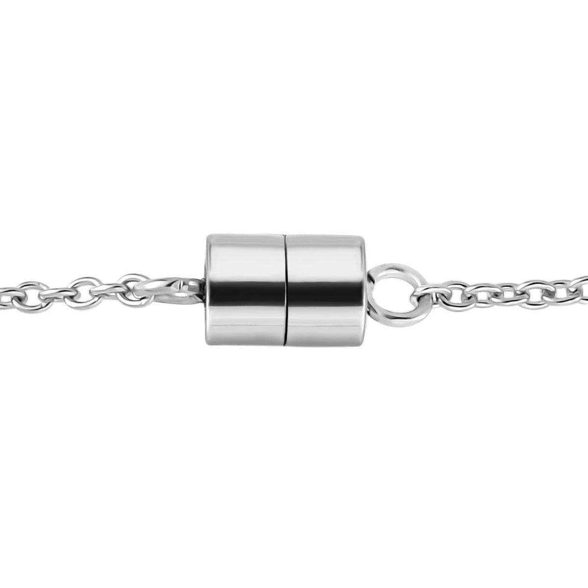 Roter Granat Anhänger mit Kette im Schmuckset, Edelstahl ca. 2,25 ct