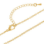 Kolibri Zirkonia Anhänger mit Kette, goldfarben