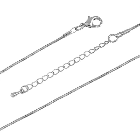 Magischer Kristallbaum-Anhänger mit Kette, silberfarben