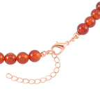 Roter Achat Anhänger mit Kette, Reiner Edelstahl, ca. 298.00 ct