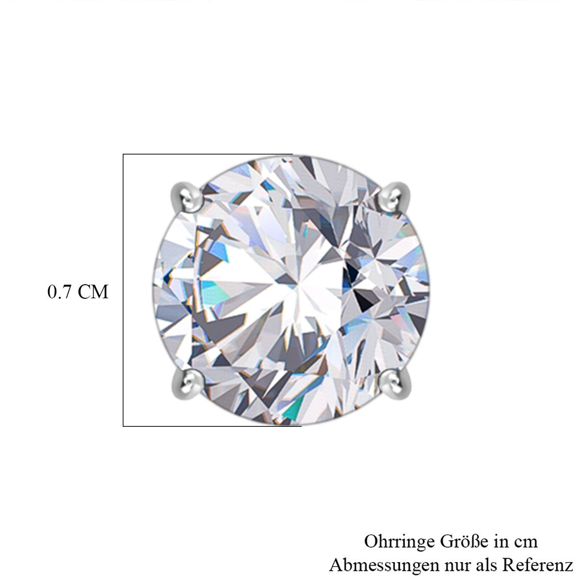 3er Set, Weißer Zirkonia, Rosa Zirkonia Schmuckset 925 Silber rhodiniert ca. 1.00 ct