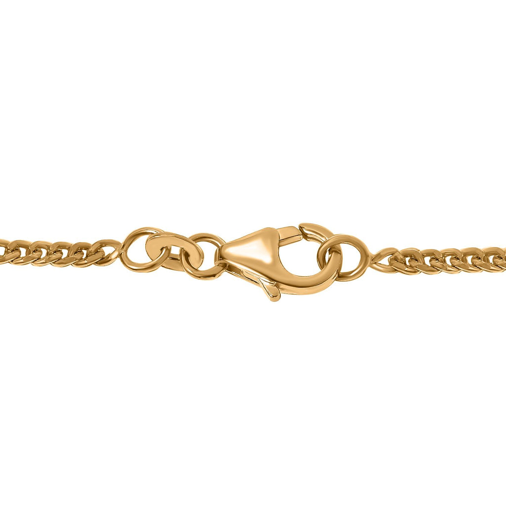Amerikanischer natürlicher  Sleeping Beauty Türkis, weißer Zirkon Anhänger mit Kette, 925 Silber Gelbgold Vermeil ca. 5.61 ct