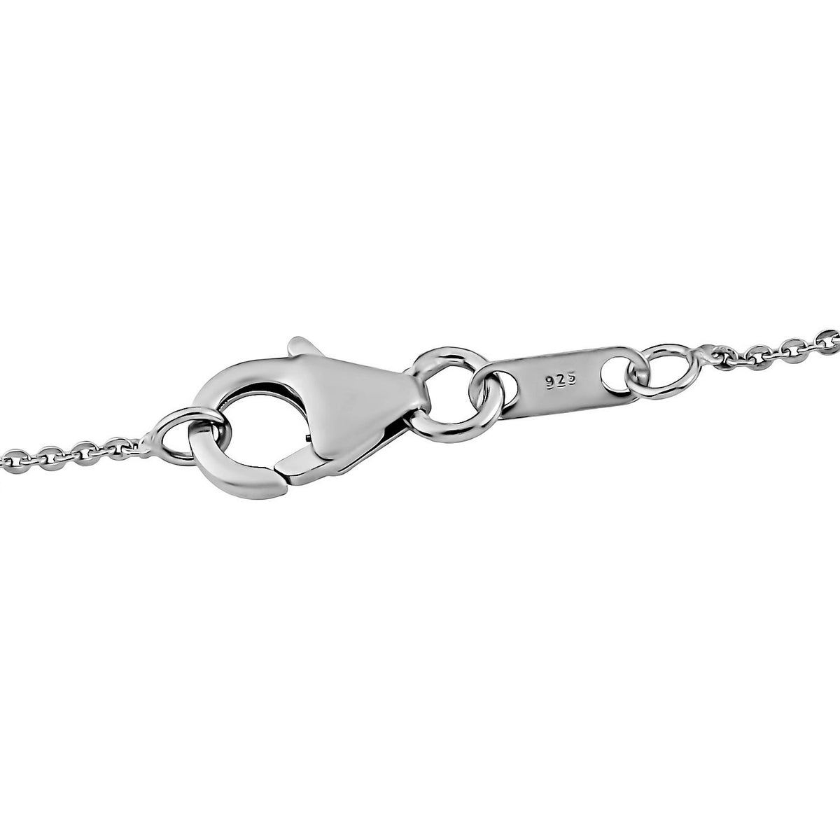 Nordlicht mystischer Topas Anhänger mit Kette, 925 Silber platiniert ca. 4.39 ct