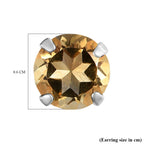 Citrin und Amethyst Ohrringe, 925 Silber ca. 1.84 ct