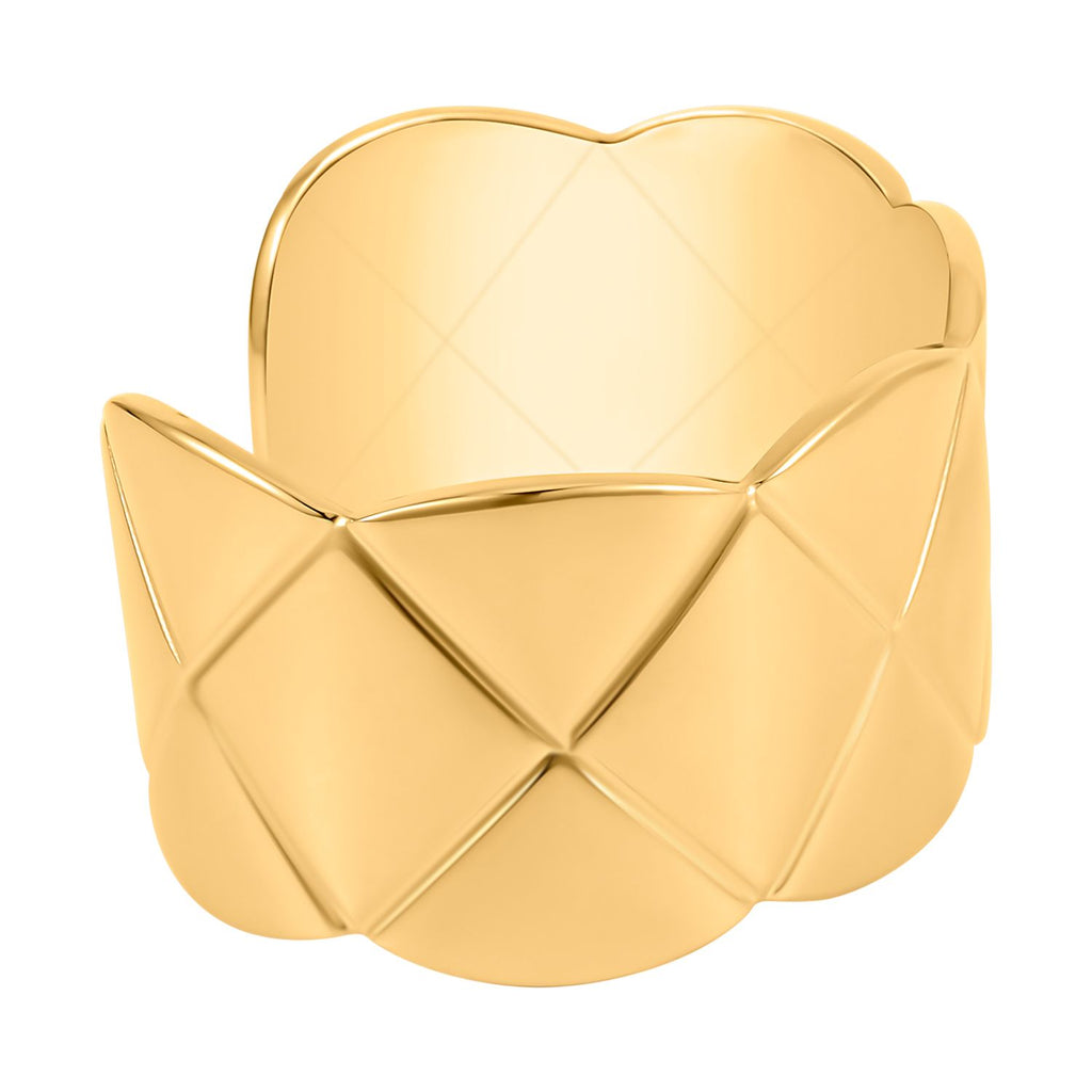 Designer Inspiriert Armreif und Ohrringe im Schmuckset, goldfarben