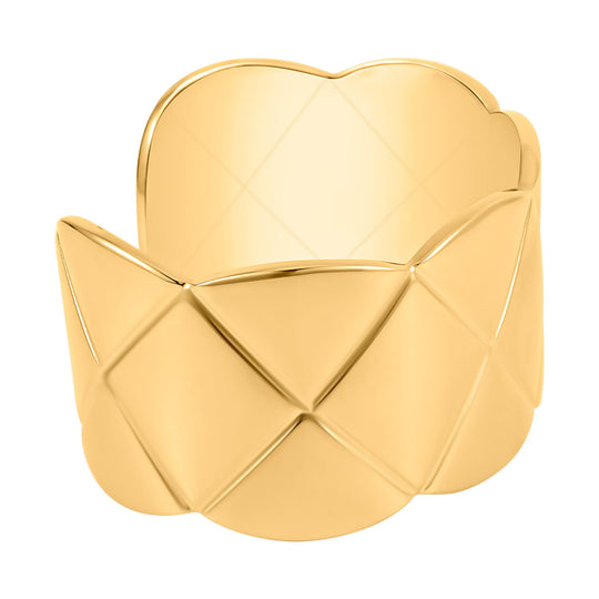 Designer Inspiriert Armreif und Ohrringe im Schmuckset, goldfarben