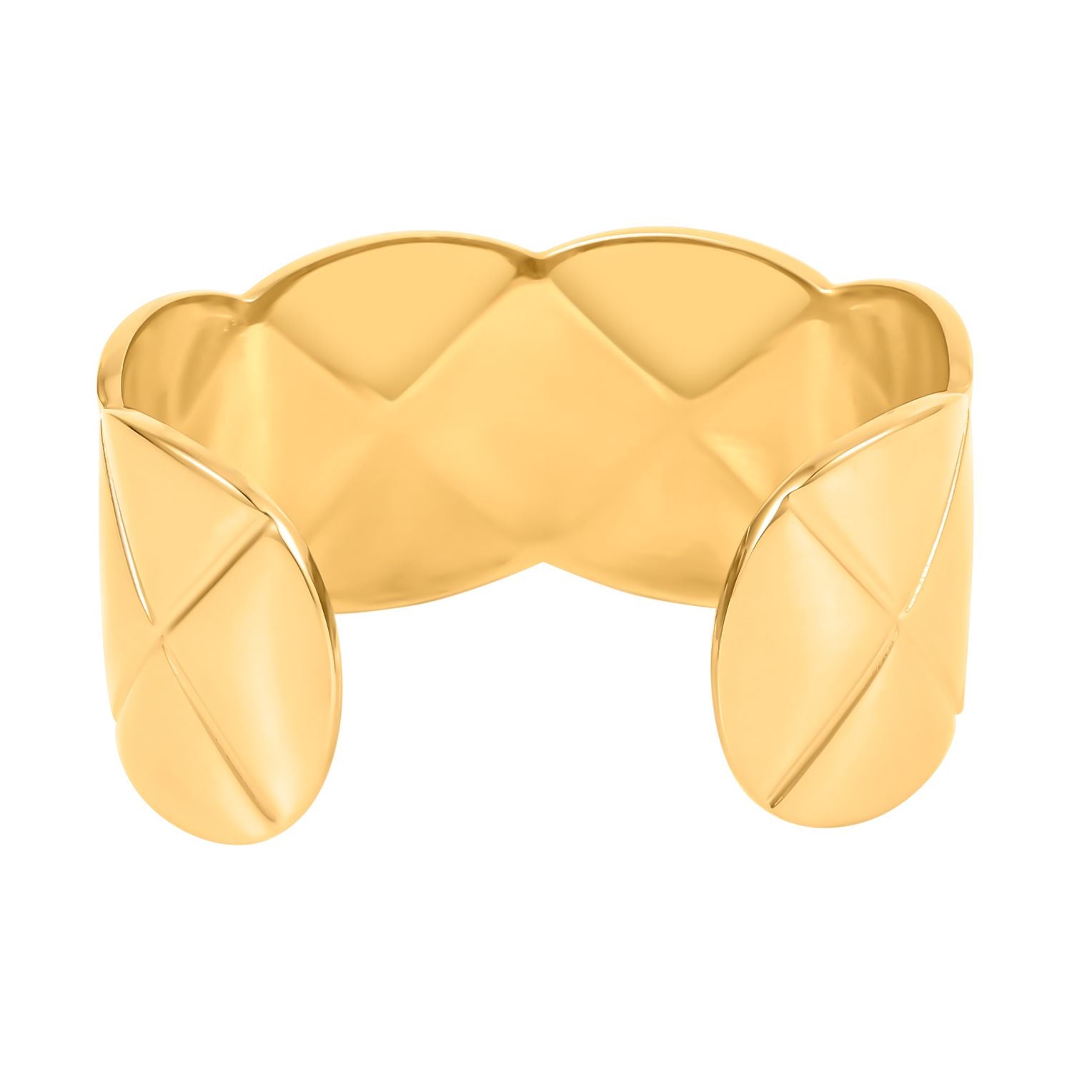 Designer Inspiriert Armreif und Ohrringe im Schmuckset, goldfarben