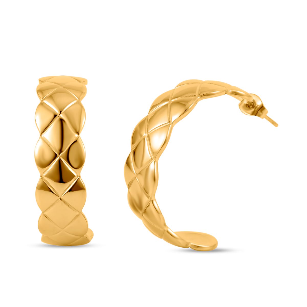 Designer Inspiriert Armreif und Ohrringe im Schmuckset, goldfarben