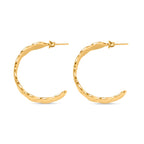 Designer Inspiriert Armreif und Ohrringe im Schmuckset, goldfarben