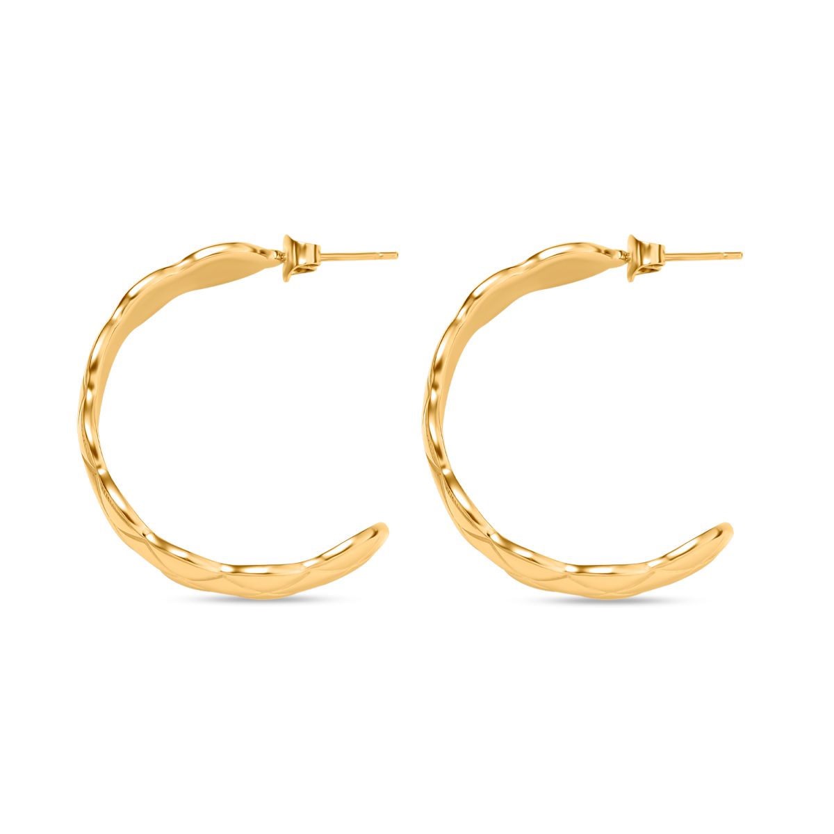 Designer Inspiriert Armreif und Ohrringe im Schmuckset, goldfarben