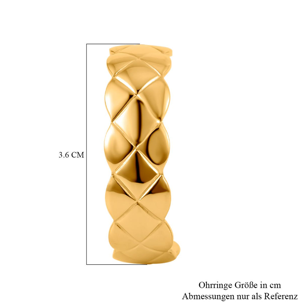 Designer Inspiriert Armreif und Ohrringe im Schmuckset, goldfarben