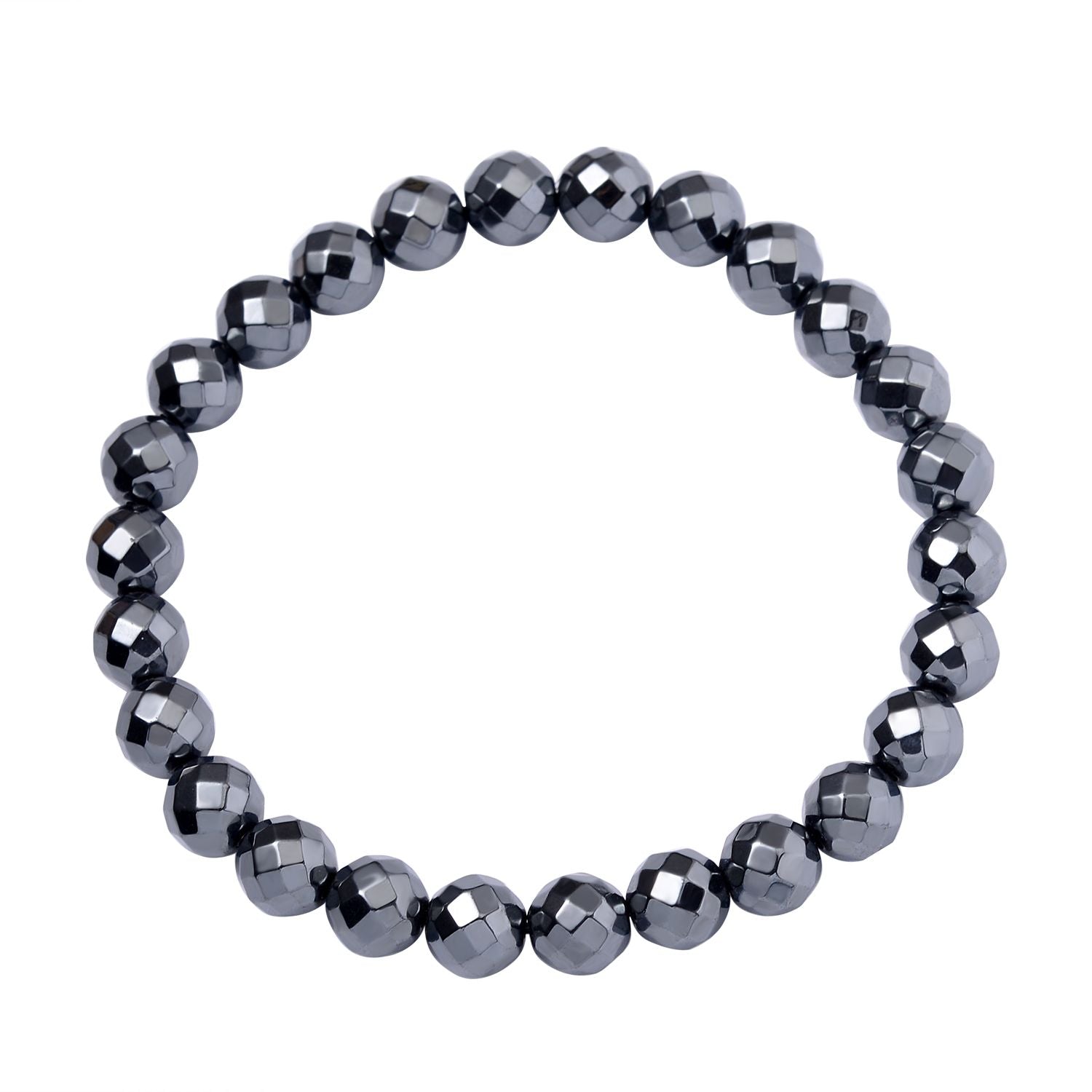 3er Set Hämatit - dehnbare Halskette, Armband, und Ohrringe Schmuckset, 316L Edelstahl, ca. 711.00 ct