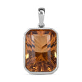 Citrin Anhänger mit Kette - 17,40 ct.