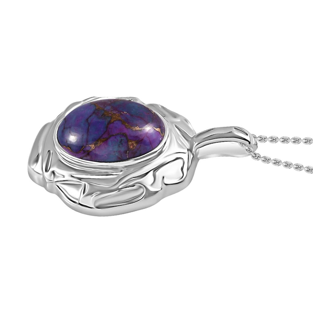 Lila Türkis Schmuckset  Edelstahl ca. 17,18 ct.