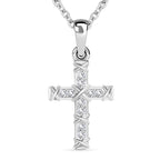 Weißer Zirkonia Schmuckset 925 Silber und Edelstahl