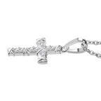 Weißer Zirkonia Schmuckset 925 Silber und Edelstahl