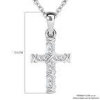 Weißer Zirkonia Schmuckset 925 Silber und Edelstahl