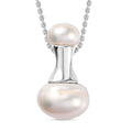 Süßwasserperlen Anhänger mit 50cm Kette - 11 ct.