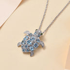 AA Schweizer Blautopas Schmuckset 925 Silber rhodiniert ca. 2,58 ct.