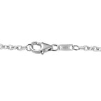 Weißer Diamant P Schmuckset 925 Silber platiniert ca.
