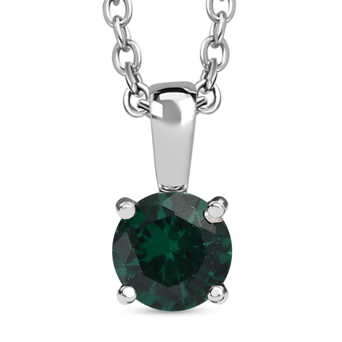 Russisches Diopsid Zirkonia Schmuckset  Edelstahl