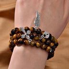 Tigerauge Schmuckset  ca. 300.00 ct