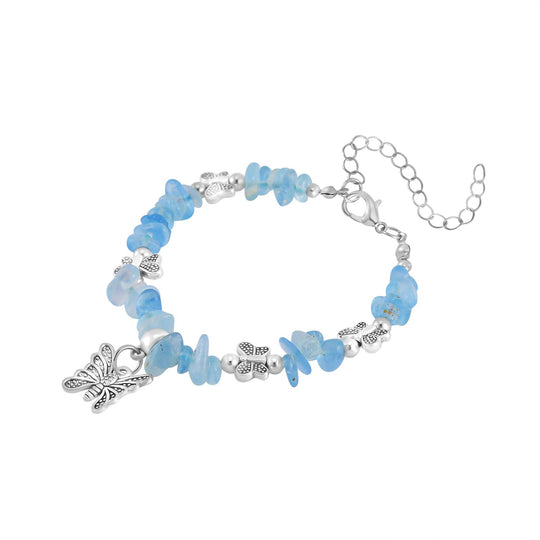 Lapislazuli, Aquamarin Schmuckset  Legierung Schwarz oxidiert ca. 200.00 ct