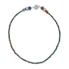 2er Set - Mysticher regenbogen kristall Halskette und Ohrringe
