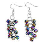 2er Set - Mysticher regenbogen kristall Halskette und Ohrringe
