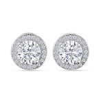 LUSTRO STELLA - 2er Set Weißer Zirkonia Schmuckset, 925 Silber rhodiniert