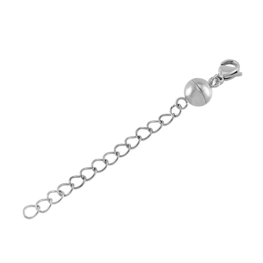 Reiner Edelstahl rhodiniert Schmuckset ca. 6,30g