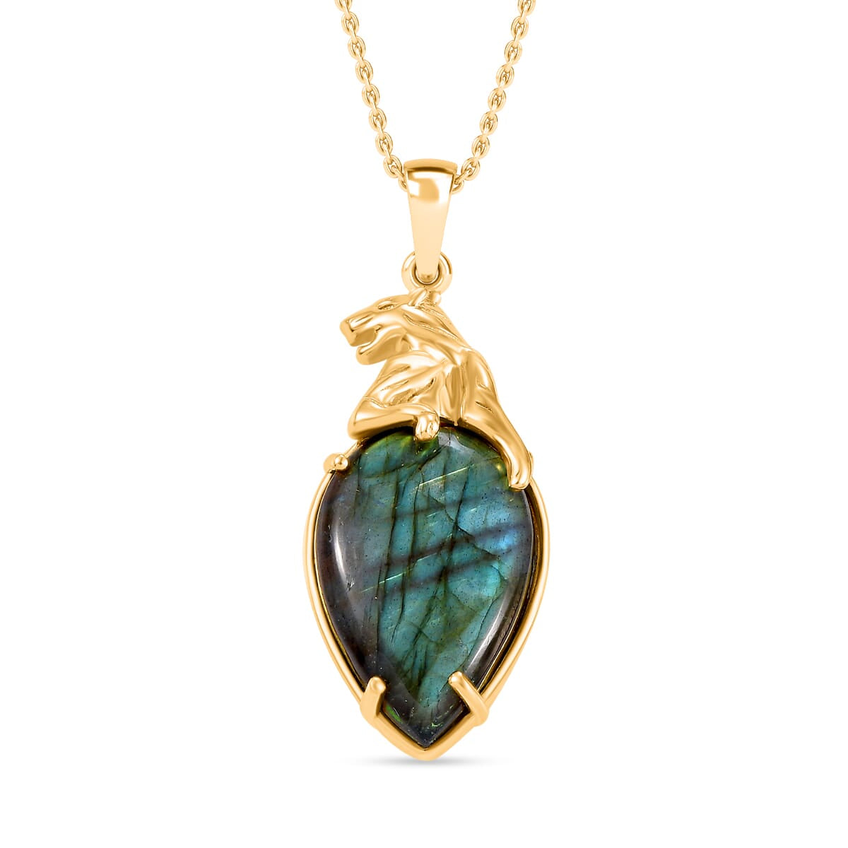 Labradorit Schmuckset ca. 6,48 ct.