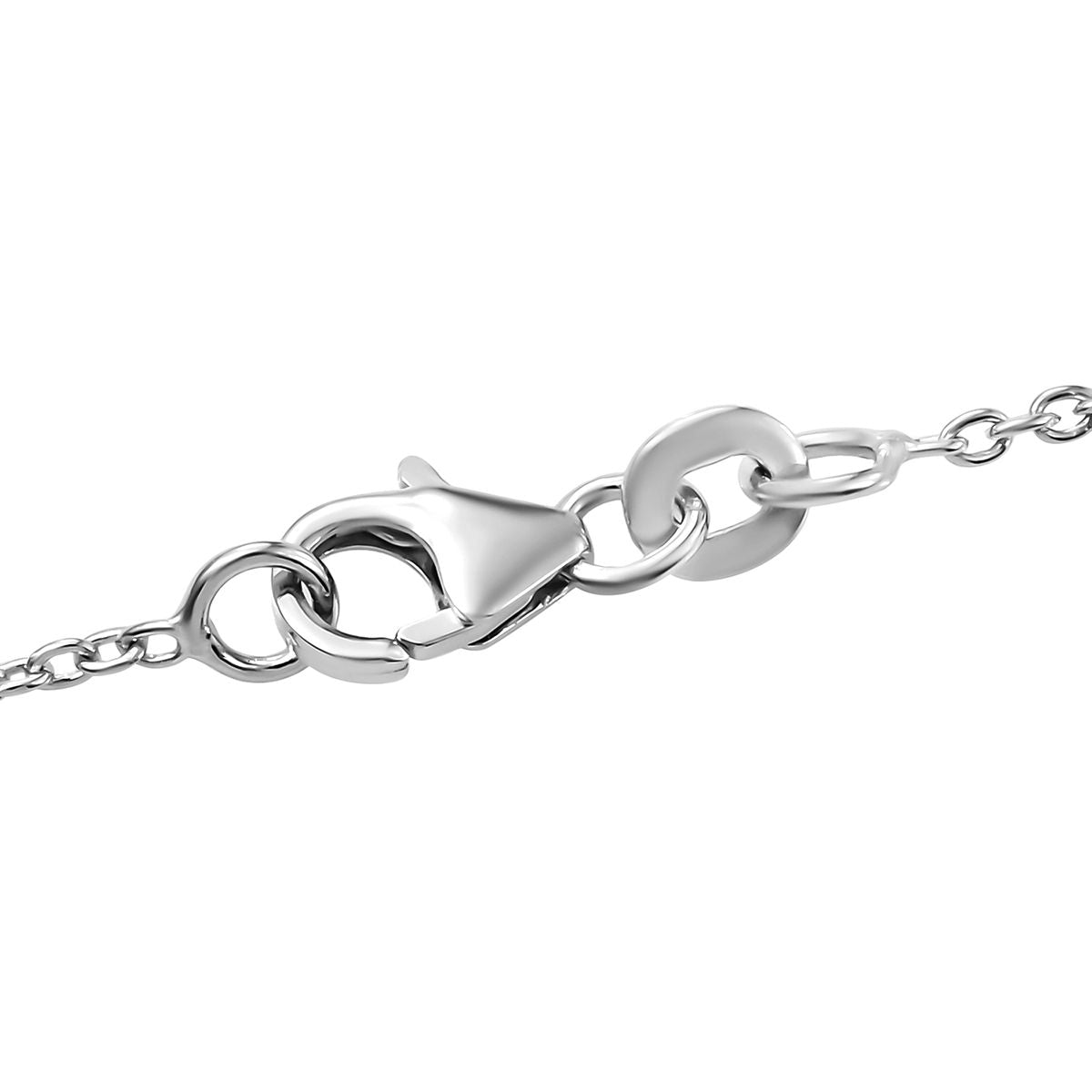 Luxuriant Diamond - Lab Grown Diamant SI Anhänger mit Kette, 925 Silber rhodiniert, 925 Silber Rhodiniert und 750 Gelbgold Vermeil ca. 0.25 ct