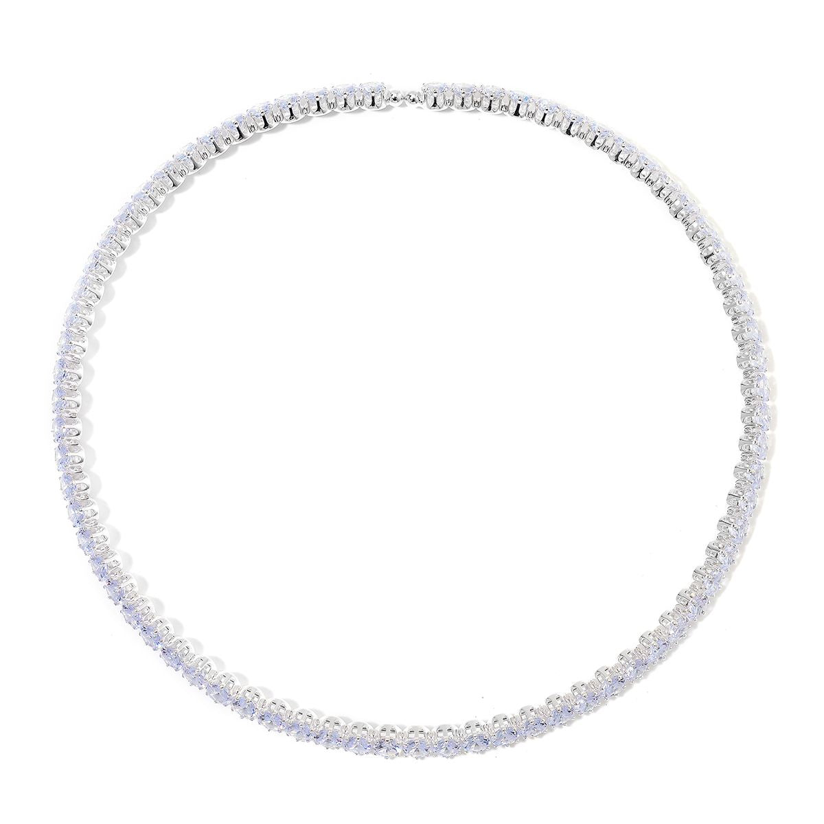 Weißer Zirkonia Schmuckset Nickelfreies Messing
