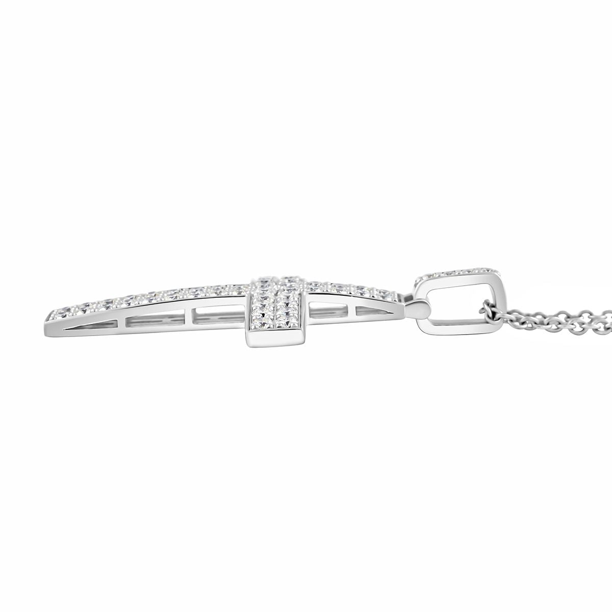 LUXURIANT DIAMOND - Weißer Diamant Schmuckset ca. 45 cm 925 Silber Silber ca. 1,62 ct.