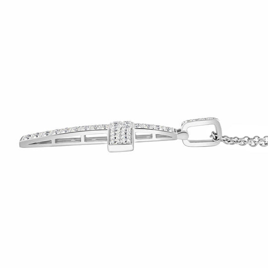 LUXURIANT DIAMOND - Weißer Diamant Schmuckset ca. 45 cm 925 Silber Silber ca. 1,62 ct.
