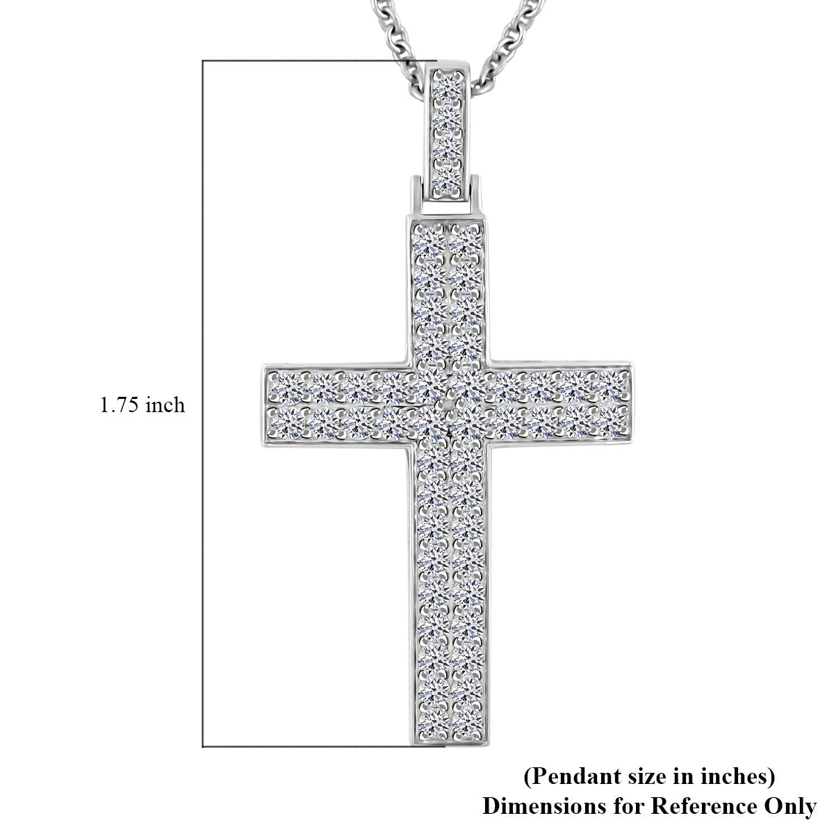 LUXURIANT DIAMOND - Weißer Diamant Schmuckset ca. 45 cm 925 Silber Silber ca. 1,62 ct.
