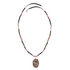 Mehrfarbig-Turmalin Schmuckset 925 Silber rhodiniert ca. 39.67 ct