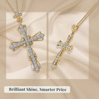 LUXURIANT DIAMOND - Lab Grown Diamant SI-GH Schmuckset ca. 50 cm 925 Silber 750 Gelbgold vermeil ca. 1,00 ct.