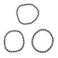 3er-Set- Flexibles Hämatit Armband - 210 ct.