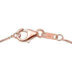 Rosa Amethyst Anhänger mit Kette, 925 Silber 750 Roségold Vermeil ca. 6.50 ct