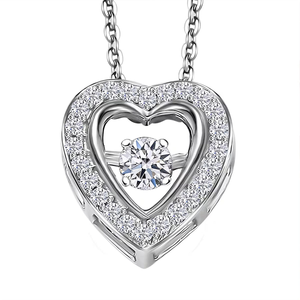 LUXURIANT DIAMOND - Lab Grown Diamant SI Schmuckset ca. 50 cm 925 Silber rhodiniert ca. 0,20 ct.