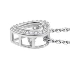 LUXURIANT DIAMOND - Lab Grown Diamant SI Schmuckset ca. 50 cm 925 Silber rhodiniert ca. 0,20 ct.