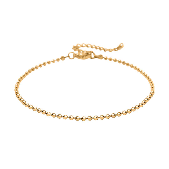 3er Set - Kugelarmband,  Gliederarmband, Ankerarmband, Edelstahl
