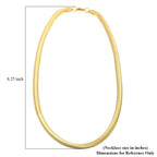 2er Set - Gliederkettendesign Armband und Halskette, Edelstahl, Goldfarben